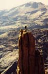 Paul on the summit of Eichorn's Pinnacle