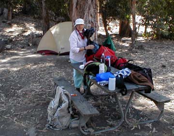 Ellen at camp