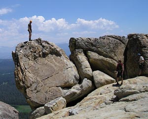 Paul Doherty bouldering the Golden Toad