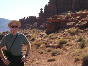 Paul Doherty and Hoodoos near Hurrah Pass