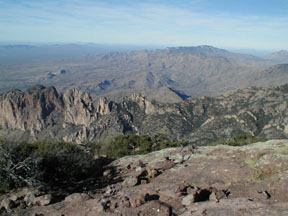 view from the sumit of Babquivari 