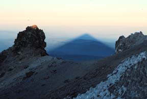 MT Hood sunrise shadow © 1999