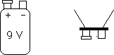 9 volt battery and connector