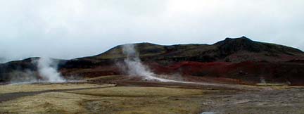 Geysir hot spring field