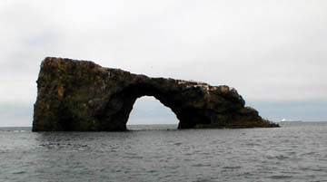 Arch, symbol of Channel Islands national Park
