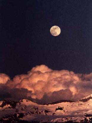 moonrise Sierra by Paul Doherty © 1999